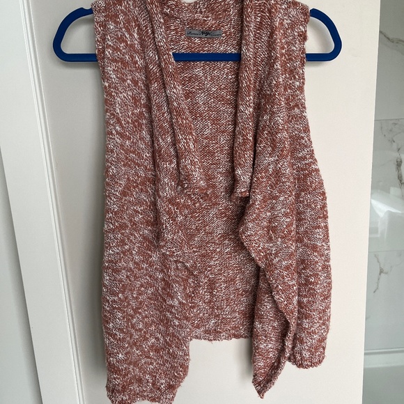 Knit waterfall sweater vest from Anthropologie - Picture 1 of 5